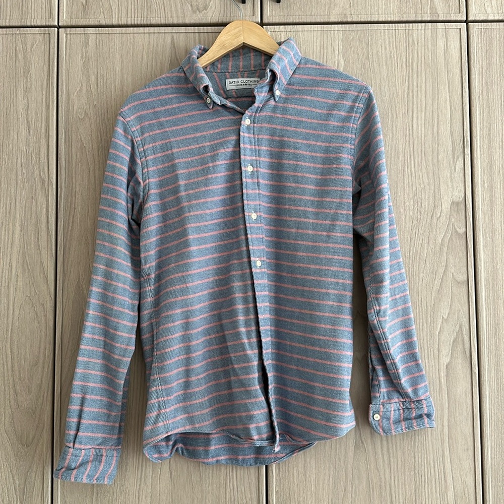 Men’s Ratio Clothing Casual Button Down